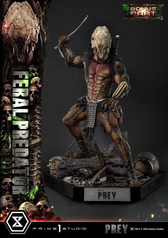 Prey (Movie) Museum Masterline Series Statue 1/3 Feral Predator Deluxe Bonus Version 89 cm 6