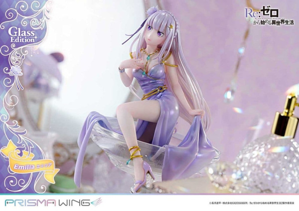Re:Zero Prisma Wing Statue 1/7 Emilia Glass Edition 29 cm 11