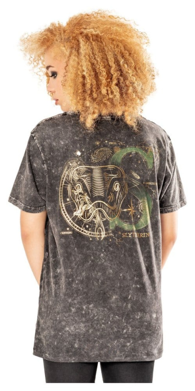 Harry Potter T-Shirt Slytherin Acid Wash Size XL 1