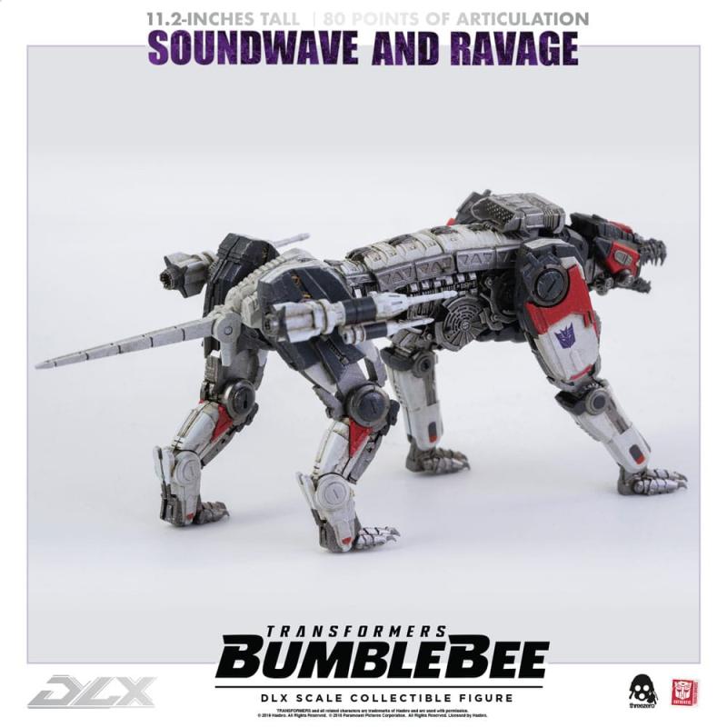 Transformers Bumblebee DLX Action Figure 2-Pack 1/6 Soundwave & Ravage 28 cm