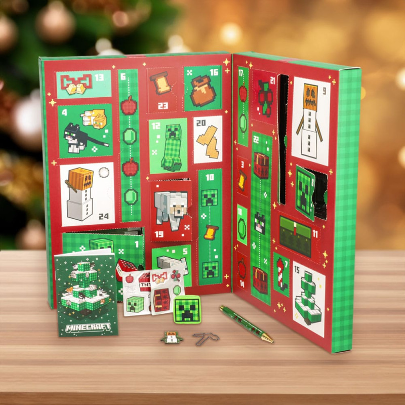Minecraft Advent Calendar Stationery 24 Day 1