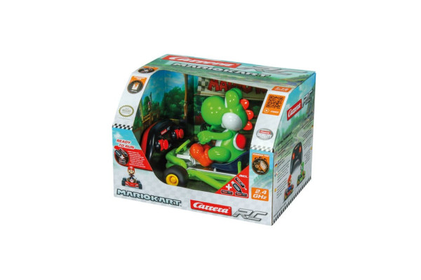 Super Mario Kart RC remote-controlled Car 1/18 2.4GHz Pipe Kart Yoshi 7