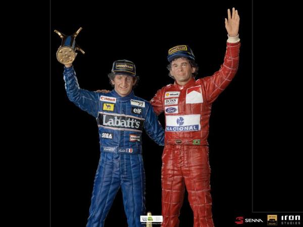 Ayrton Senna Deluxe Art Scale Statue 1/10 Alain Prost & Ayrton Senna (The Last Podium 1993