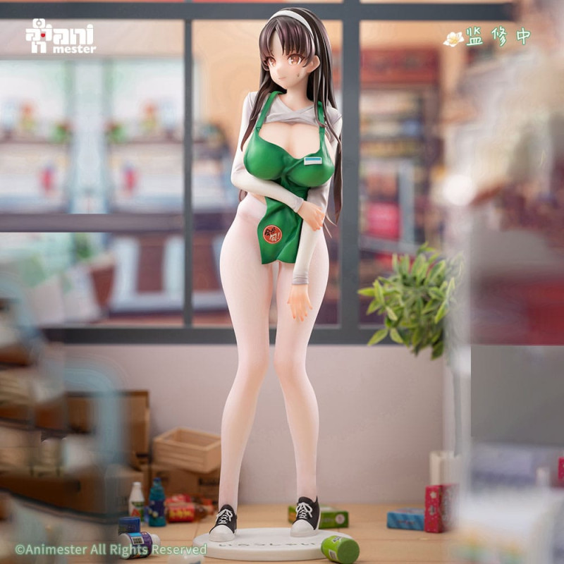 Original Character Statue 1/6 First Business! Mari Hanamiya the Gentle Shop Assistant illustration b 6