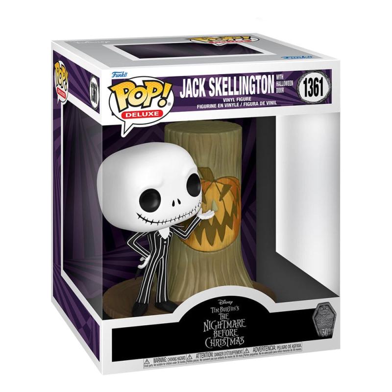 Nightmare before Christmas 30th POP! Deluxe Vinyl Figure Jack w/H.Town Door 9 cm 1