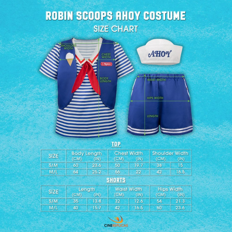 Stranger Things: Scoops Ahoy Robin Costume Size M/L 3