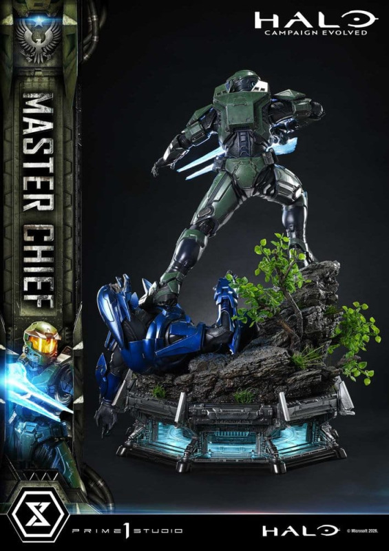 Halo Ultimate Premium Masterline Series Statue 1/4 Campaign Evolved Master Chief Bonus Version 78 cm 13