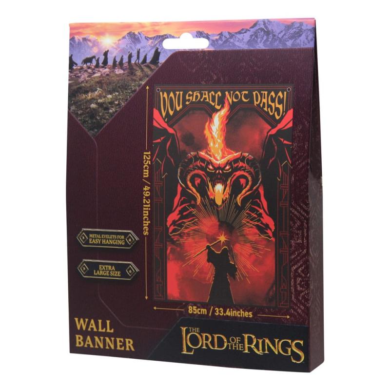 Lord of the Rings Wall Banner You shall not pass! 125 x 85 cm