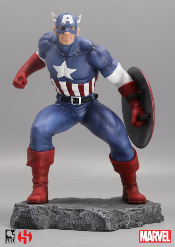 Marvel Comics Civil War Statue 1/8 Captain America 22 cm 1