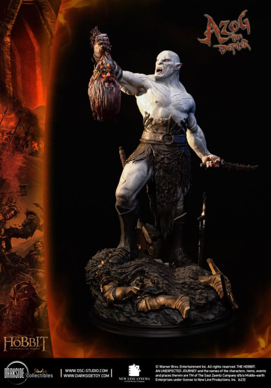The Hobbit QS Series Statue 1/4 Azog The Defiler John Howe Signature Edition Edition 68 cm 13
