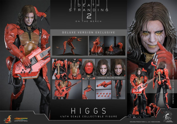 Death Stranding 2: On the Beach Videogame Masterpiece Action Figure 1/6 Higgs (Deluxe Version) 33 cm 14