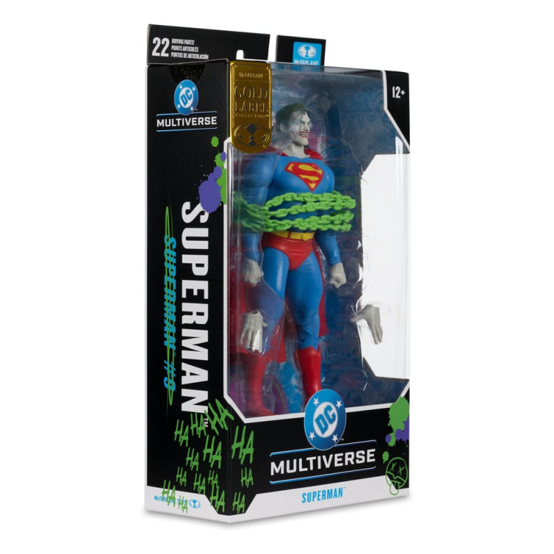 DC Comics DC Multiverse Action Figure Superman (Superman #9) (Jokerized) (Gold Label) 18 cm 7