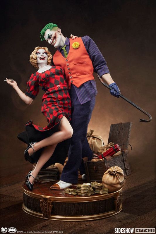 DC Comics Mythos Statue 1/5 The Joker and Harley Quinn: Lawless Love 41 cm 9