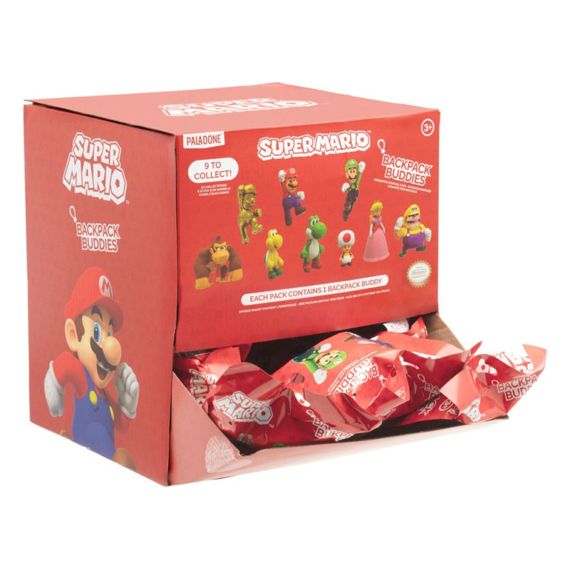 Super Mario Backpack Buddies Mystery Bags Display (24) 9