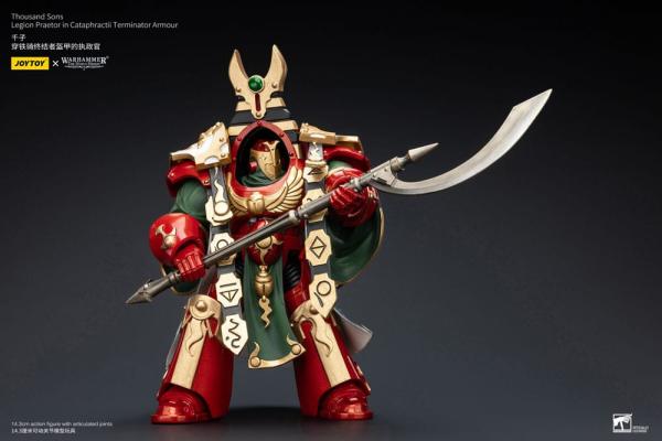 Warhammer The Horus Heresy Action Figure 1/18 Thousand sons Legion Praetor in Cataphractii Terminato