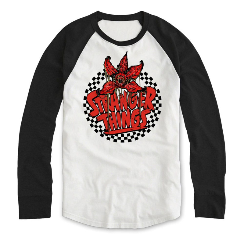 Stranger Things Sweatshirt Checkered Circle Ls Size XL