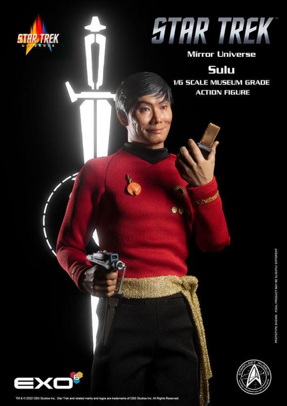 Star Trek The Original Series: Mirror Universe Sulu 1/6 Action Figure - Exo-6