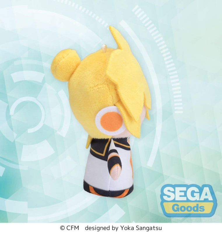 Kagamine Rin & Len Fuwa Petit Plush Figure Kagamine Len Finger Mascot 10 cm 2
