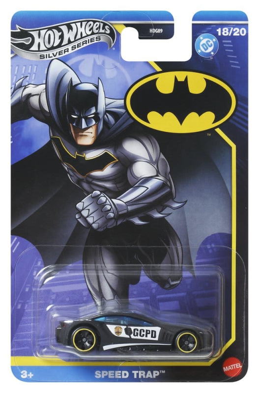 Batman Hot Wheels Silver Series Die-Cast Vehicles 1/64 979R Assortment (24) 12