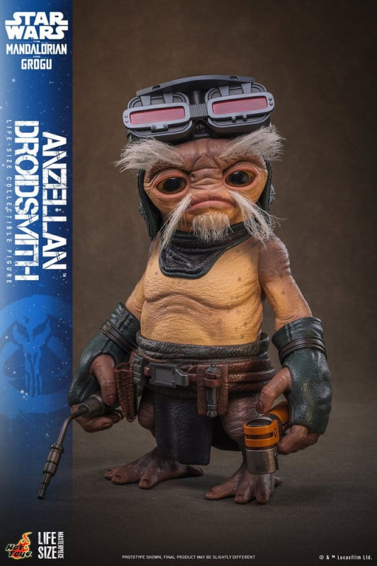 Star Wars: The Mandalorian & Grogu Life-Size Figure Anzellan Droidsmith 27 cm 11