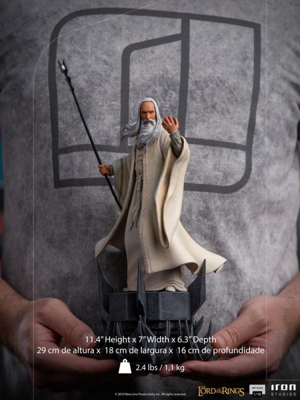 Lord Of The Rings BDS Art Scale Statue 1/10 Saruman 29 cm 6