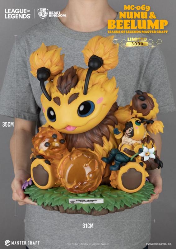 League of Legends: Nunu & Beelump 35 cm Master Craft Statue - Beast Kingdom Toys