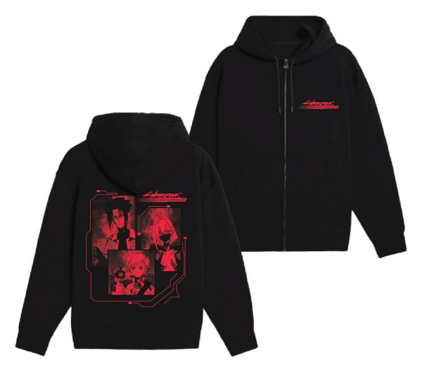 Cyberpunk Edgerunners 2 Zipper Hoodie Key Characters M 1