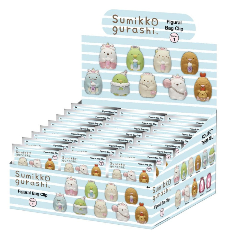 Sumikko Gurashi 3D PVC Bag Clips Series 1 Blind Bag Display (24)