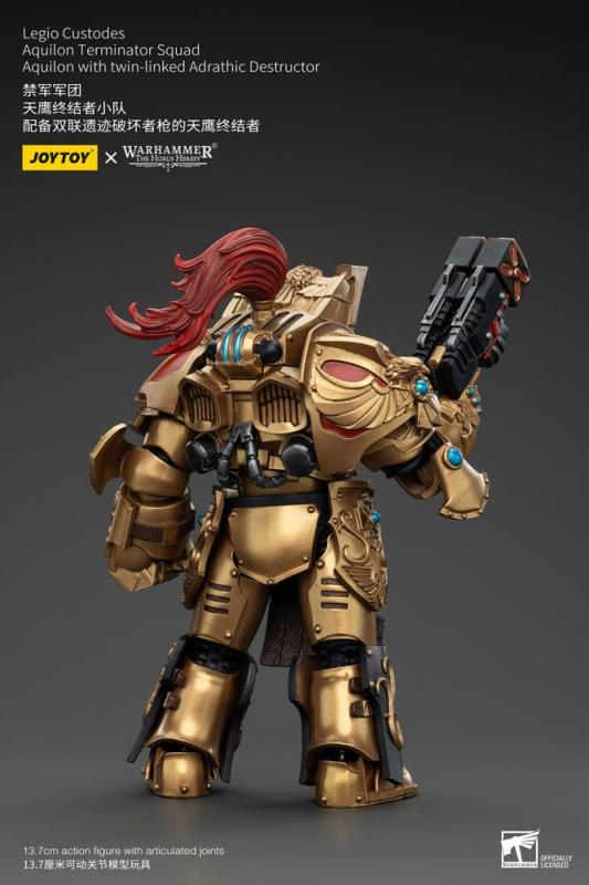 Warhammer The Horus Heresy Action Figure 1/18 Legio Custodes Aquilon Terminator Squad Aquilon with t 1