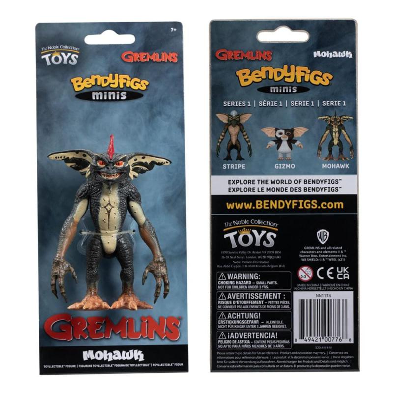 Gremlins: Mohawk 11 cm Bendyfigs Bendable Mini Figure - Noble Collection
