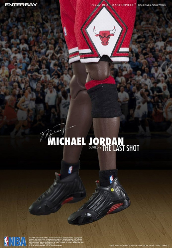 NBA Collection Real Masterpiece Actionfigur 1/6 Michael Jordan Series 2 (Road Jersey Edition) 33 cm 4