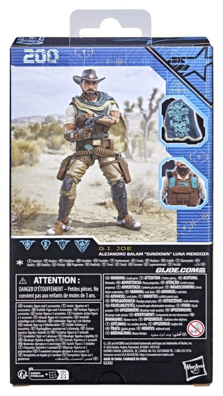 G.I. Joe Classified Series Action Figure #200 Alejandro Balam "Sundown" Luna Mendoza 15 cm 1
