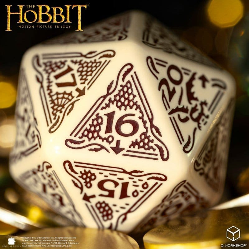The Hobbit Spindown Jumbo Die Terra TCG D20 3