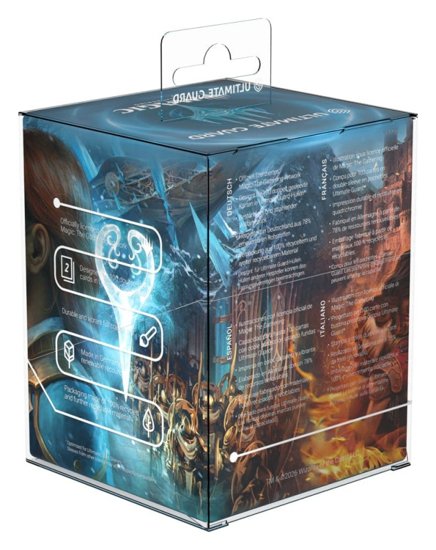 Ultimate Guard RTE Boulder 100+ Magic: The Gathering "Reality Fracture" - Blue Uncommon / Red Uncomm 9