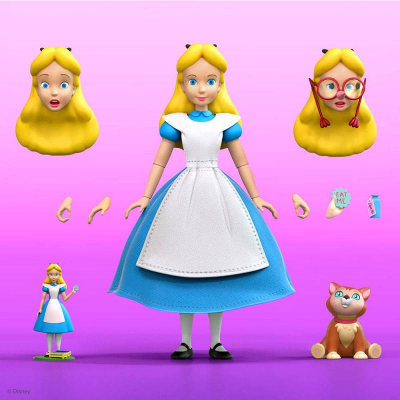 Alice in Wonderland: Alice 18 cm Disney Ultimates Action Figure - Super7