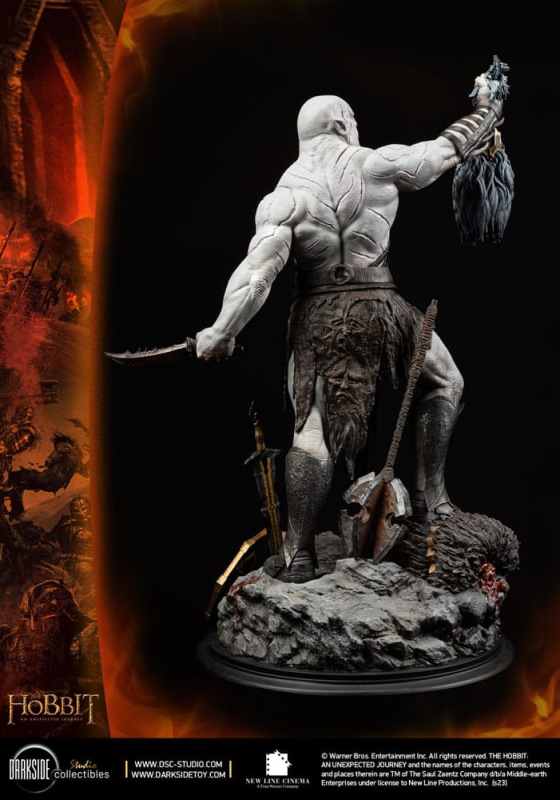 The Hobbit QS Series Statue 1/4 Azog The Defiler John Howe Signature Edition Edition 68 cm 7