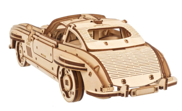 Ugears 3D Wooden Puzzle Winged Sports Coupe 8