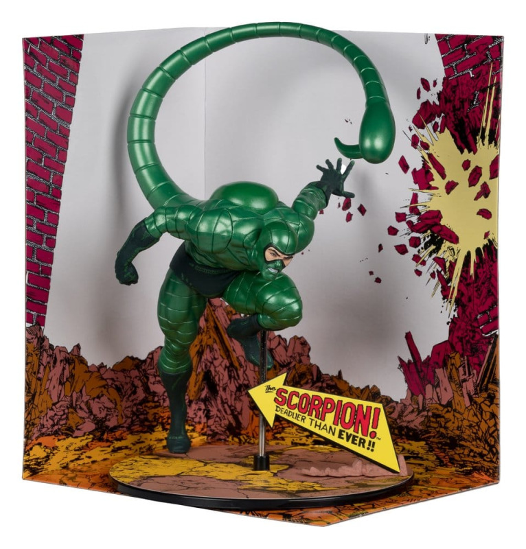 Marvel PVC Statue !/10 Scorpion (Metallic) (The Amazing Spider-Man #318) (Gold Label) 18 cm 1