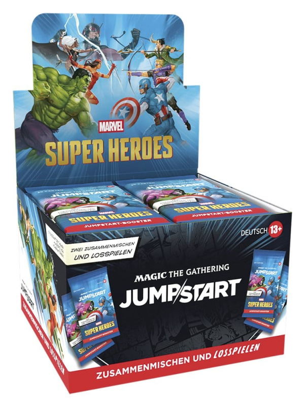 Magic the Gathering Marvel Super Heroes Jumpstart Booster Display (24) german 4