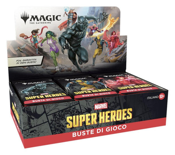 Magic the Gathering Marvel Super Heroes Play Booster Display (30) italian 10