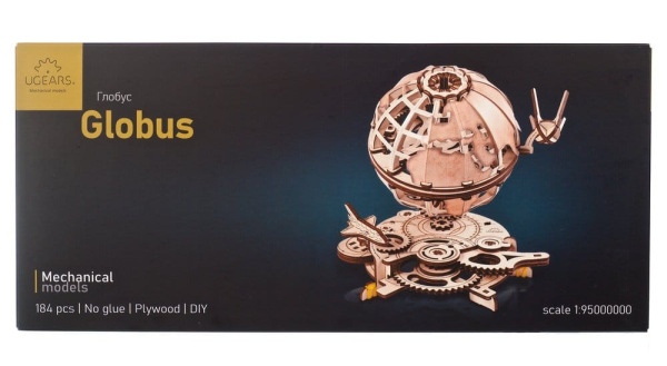 Ugears 3D Wooden Puzzle Globus 1