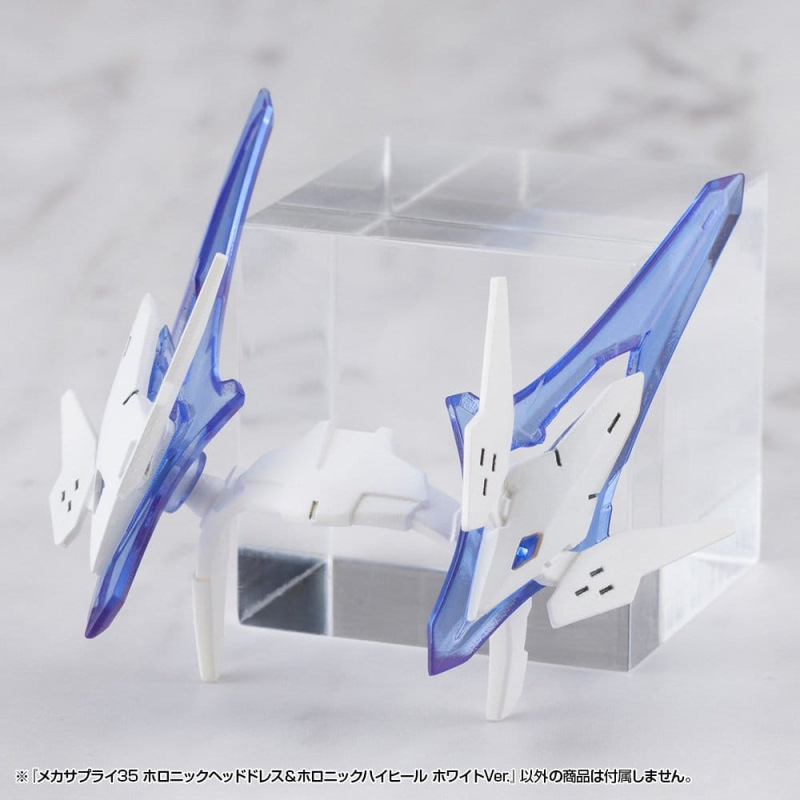 Kotobukiya M.S.G. Model Kit Accessory Set Mecha Supply 34 Holonic Headdress & Holonic High Heels Whi 3