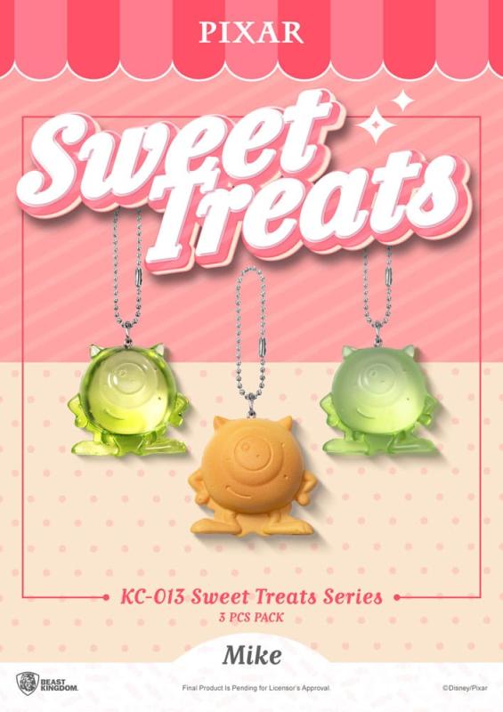 Pixar Sweet Treats Series Keychains 3-Pack 4 cm