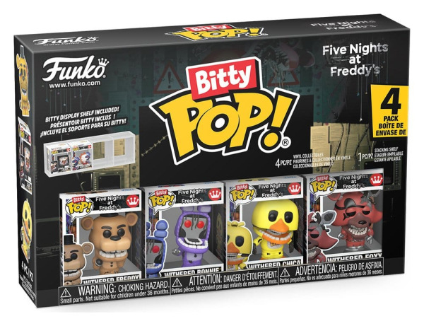 Five Nights at Freddy's Bitty POP! Vinyl Figure 4-Pack Series 6 2,5 cm 1