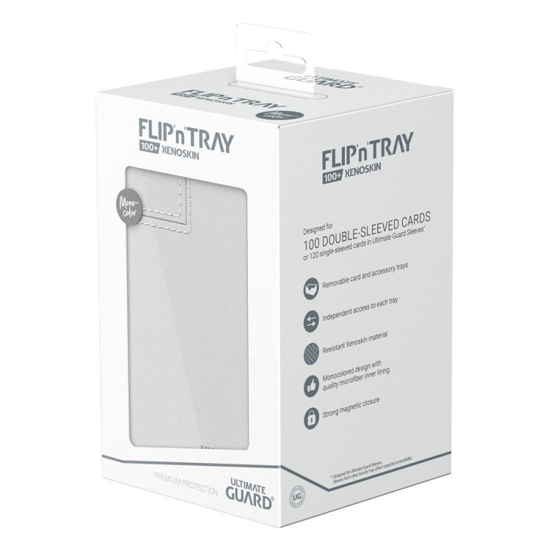 Ultimate Guard Flip`n`Tray 100+ XenoSkin Monocolor White