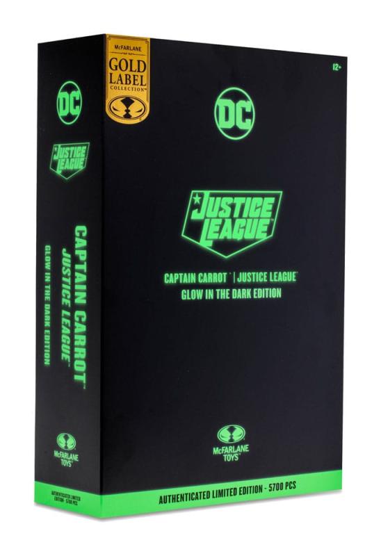 DC Multiverse Action Figure Captain Carrot (Justice League Incarnate) Glow In The Dark Edition (Gold 8