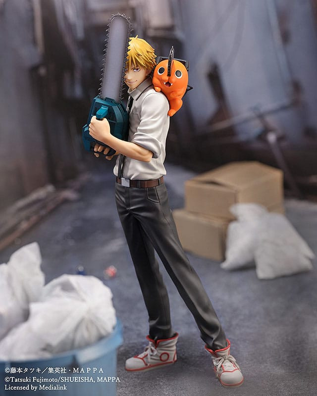 Chainsaw Man S-Fire PVC Statue 1/7 Denji & Pochita 24 cm 12