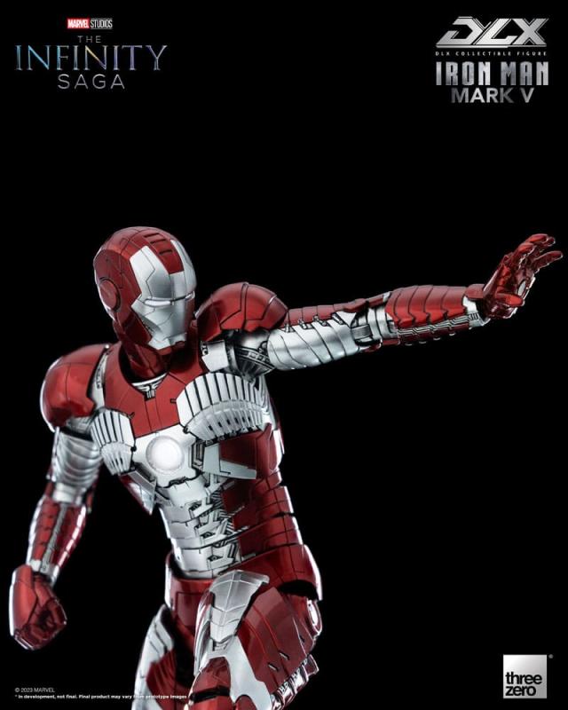 Infinity Saga: Iron Man Mark 5 1/12 DLX Action Figure - ThreeZero