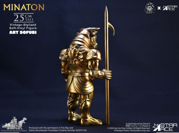 Ray Harryhausen Soft Vinyl Statue Minaton Vintage-Style 25 cm 5