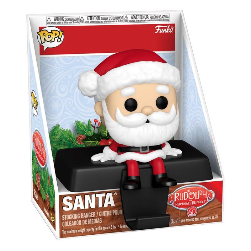 Rudolph the Red-Nosed Reindeer POP! Edge-Sitter Figure Santa Claus 9 cm